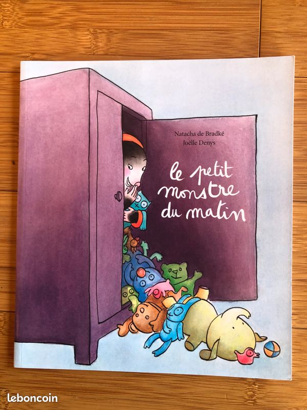 Natacha de Bradké : Le petit monstre du matin, Livre de l’école des loisirs (image 1)