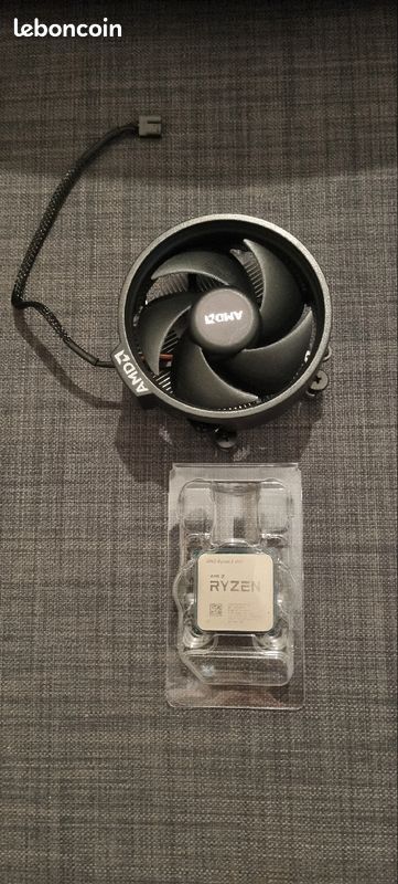 Processeur AMD AM4 Ryzen 3600 avec ventirad wraith spire (image 1)