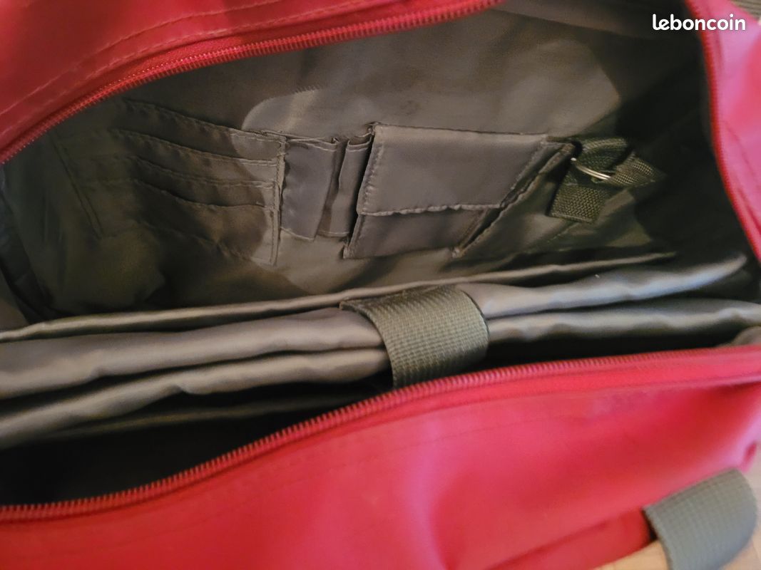 Sacoche / Cartable SACOLINE - rouge bordeaux (image 11)