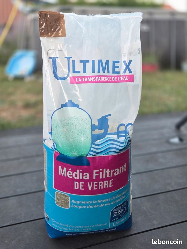Verre filtrant piscine 18 kg environ (image 1)