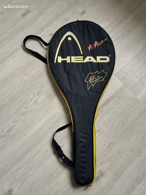 Head Ti . Raquette de tennis Conquest 4 3/8 nano titane bleu blanc
