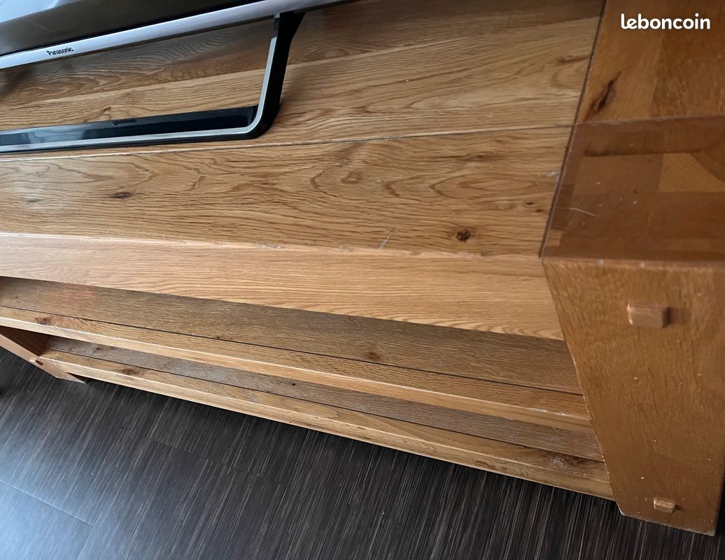 Ensemble salon : Meuble télé + Buffet bahut bas + console à deux tiroirs (image 4)