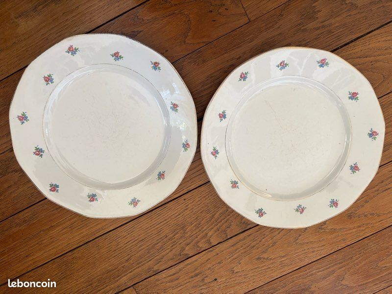 2 assiettes plates Rosita (image 1)