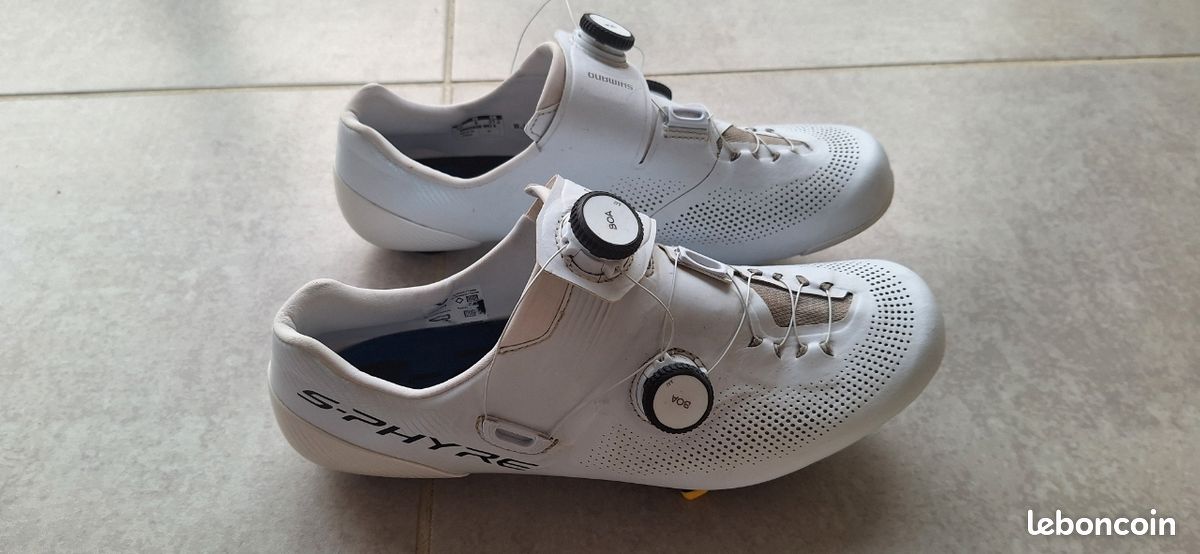 Chaussures Cyclistes Vintage LIGNE 7 – T43 – New Old Stock – Fabriquées En France