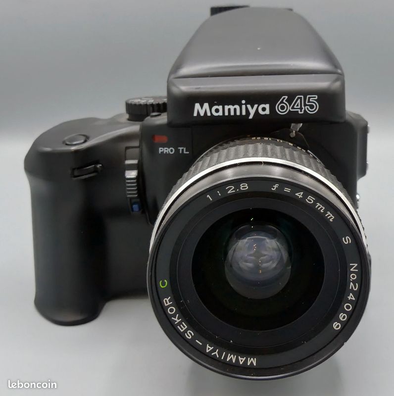 MAMIYA 645 Pro TL - Kit 80/2.8 - 45/2.8 - 80/4 Macro - Dos Polaroid (image 2)