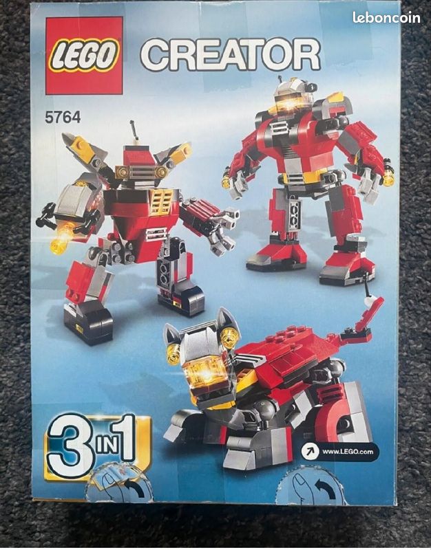 Lego Robot Lego Creator 5764 LEGO 5764: CREATOR RESCUE ROBOT