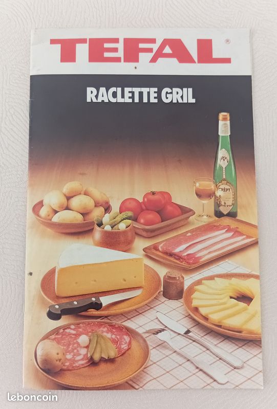 Mini Appareil à Raclette Tefal Duo – Toi Et Moi – Occasion Fonctionnel – Idéal En Couple