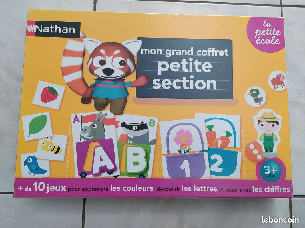 Jeu Mon grand coffret de petite section (Nathan - La petite école) COMPLET (image 1)