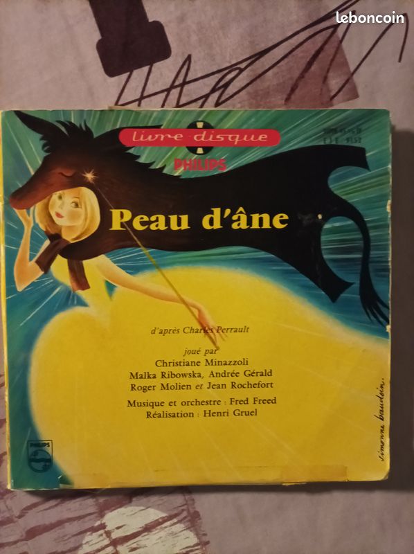 3 livres disques 45T Aladin, Peau d'âne et Dalton (image 3)