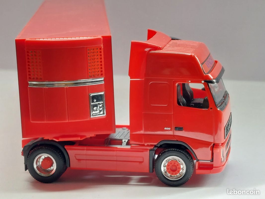 Miniature Herpa 1:87 – Volvo GL Semi-remorque – Sped. Acier Lücke – Modèle En Acier – Fabriqué En Allemagne – Neuf
