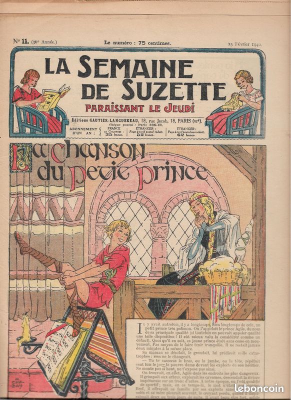 La Semaine de Suzette, 80 numéros du 1er décembre 1938 au 6 juin 1940 (image 9)