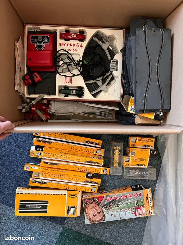ANCIEN COFFRET BOITE Ref: 394 Jouef Record 64 Circuit course BaBy