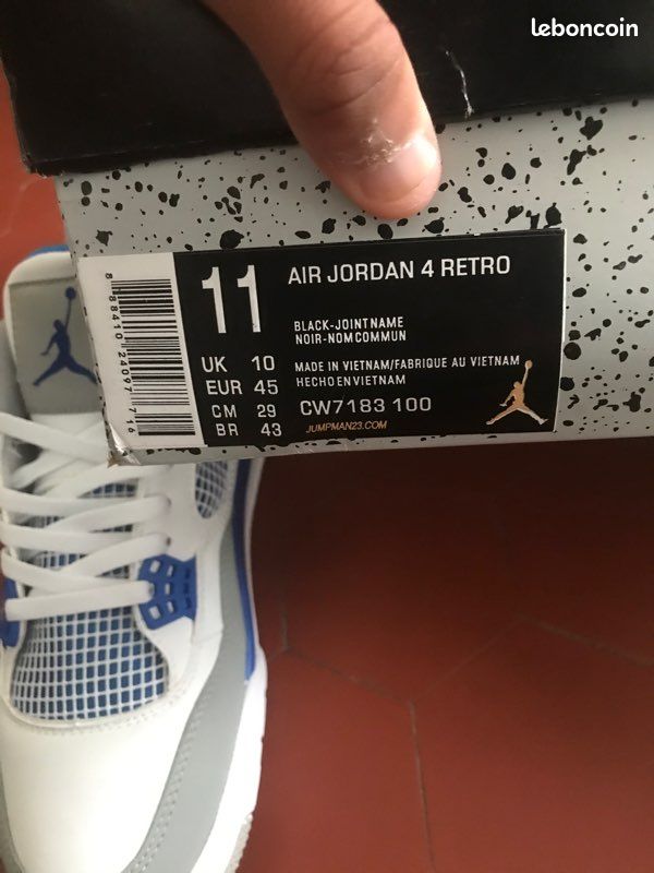 Jordan 4 retro military blue (image 2)