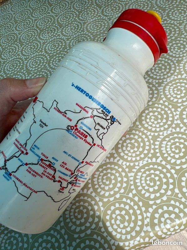 Rare Bidon Cycliste Grand Format - Velo / Le Tour De France / 90'S