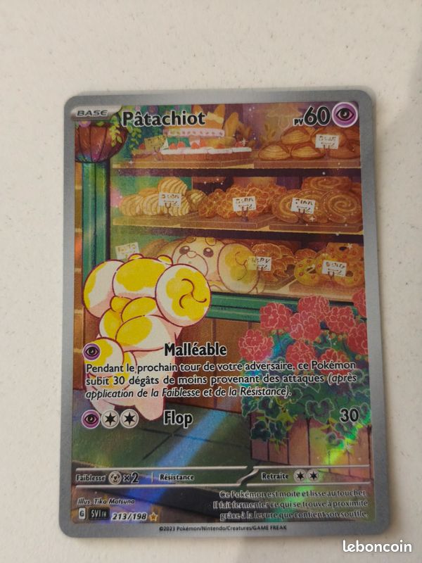 Card Collection Pâtachiot 213/198 Art Rare (AR) Écarlate Et Violet 01 - Carte Pokémon Neuve Et Originale