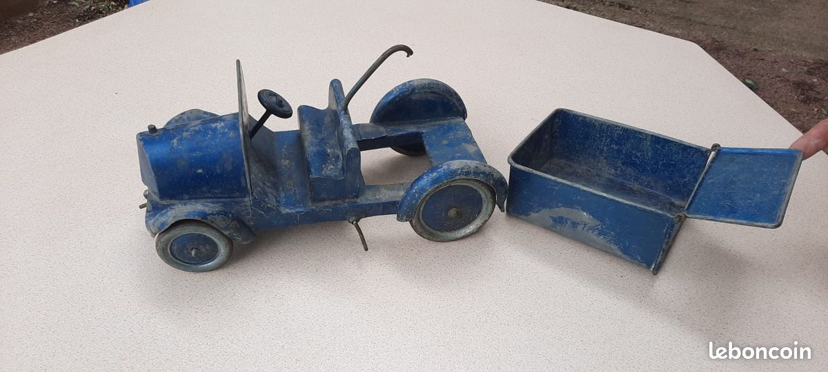 Ancien camion pick-up en tôle jouet circa 1920 camion automobile (image 9)