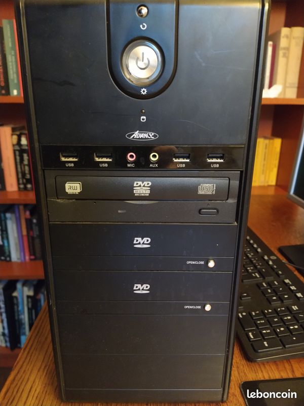 Ordinateur PC tour complet économe en énergie Phenom 9100e (image 2)