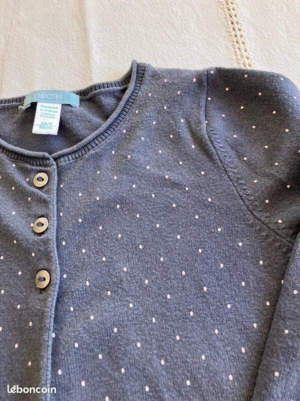 Obaidi gilet Gris (image 3)