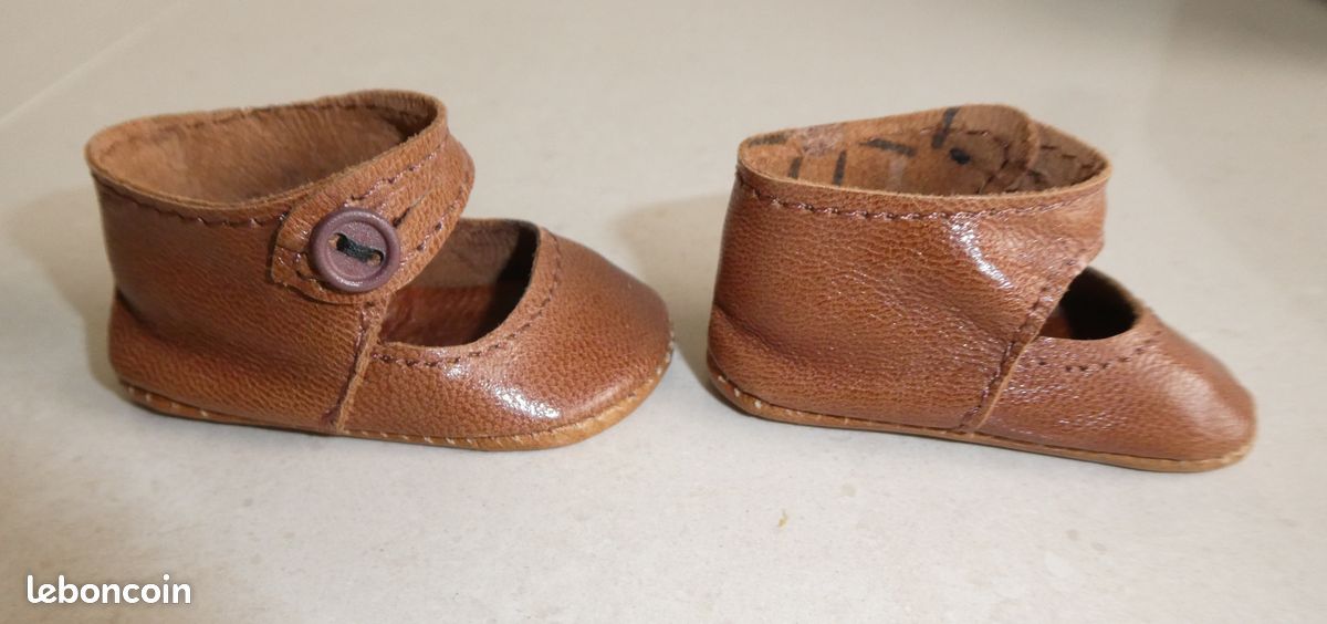 Mini chaussures en cuir 1/6 1/8 Blyths Ob22 Ob24, chaussures de poupée, accessoires de jouets 3.0x1.8cm  26