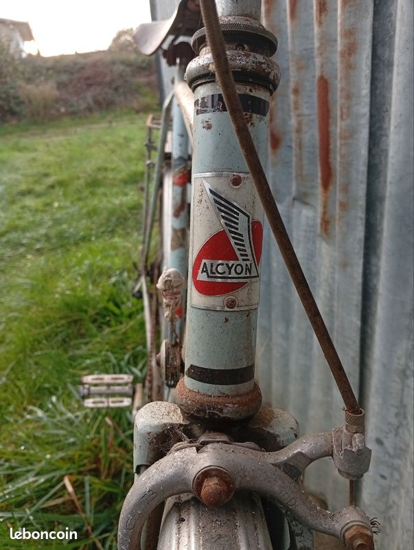 VÉLO ANCIEN COURSE ALCYON NERVEX PROFESSIONNEL VINTAGE BIKE EUR 47,00 - FR