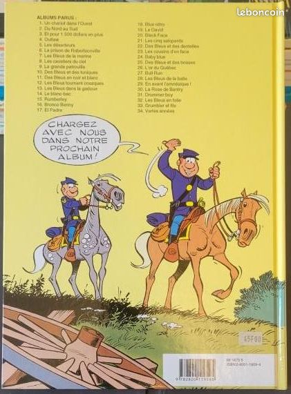 BD - Les tuniques Bleues 34. Vertes années - 1ère édition (image 2)