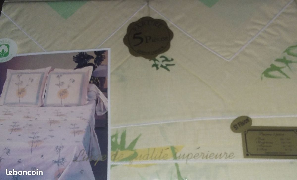 Parure de draps de qualité supérieure lit 140 (image 1)