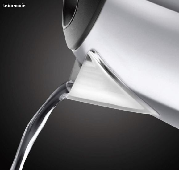 Bouilloire Electrique Russell Hobbs Victory 1 L, 2400W, Design Acier Brillant, Ebullition Rapide, Niveau d'eau Visible, Marqueurs 1/2/3 tasses, Filtre Anticalcaire amovible - 24990-70 (image 2)