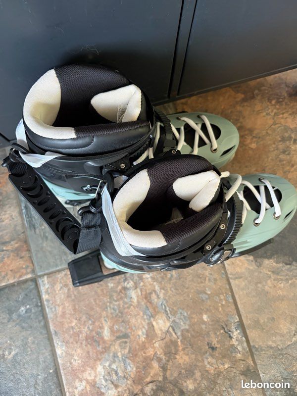 Rollers inline Oxelo FIT500 + protections — quasi neufs (image 4)