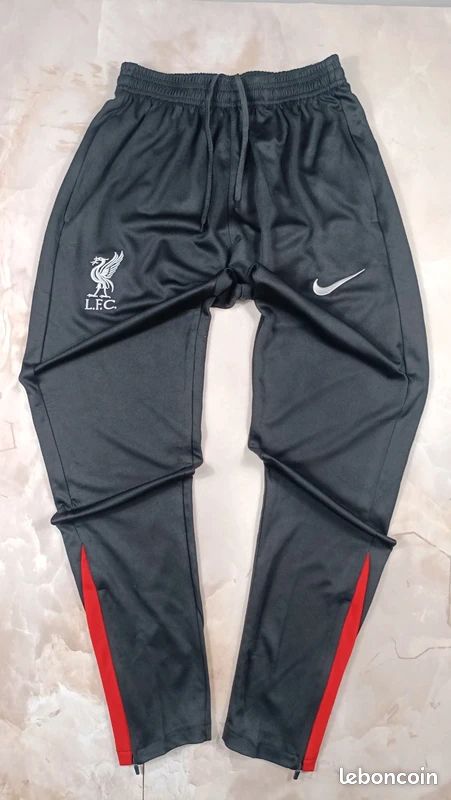 Pantalon de Survêtement Training Nike Liverpool FC Logo Brodé Y2K Noir - Homme Taille M (image 1)