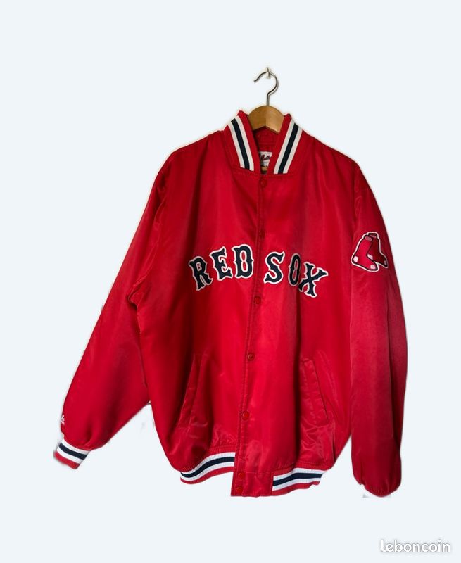 Bombers rouge Majestic Vêtements