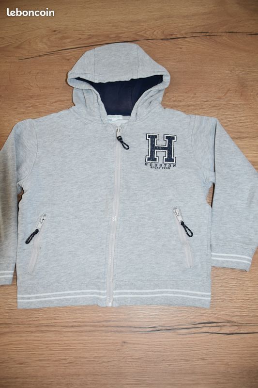 Sweat à capuche garçon 14 ans : Achat occasion | Pulls et sweats (garçon) Kiabi Gris 14 ans (152-164 cm) Très bon état