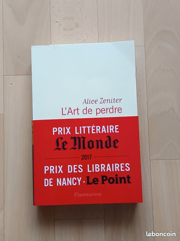 L'art de perdre, Alice Zeniter (image 1)