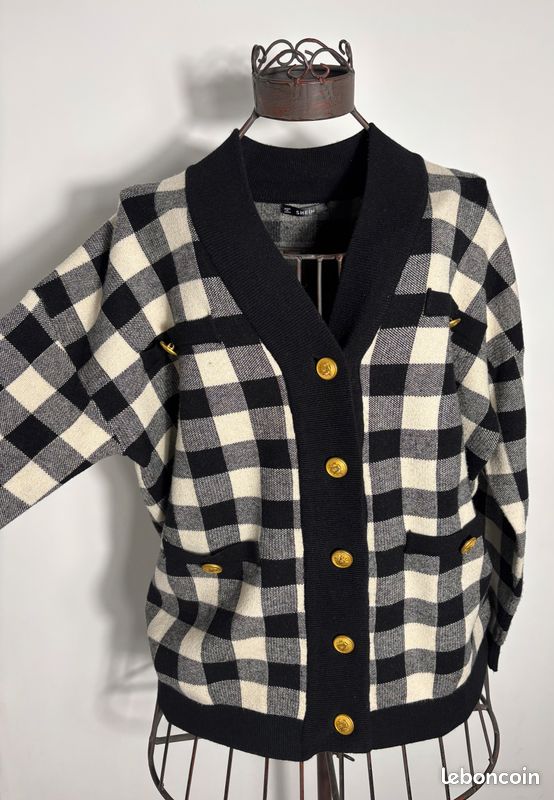 Veste/pull a carreaux shein - taille M (image 7)