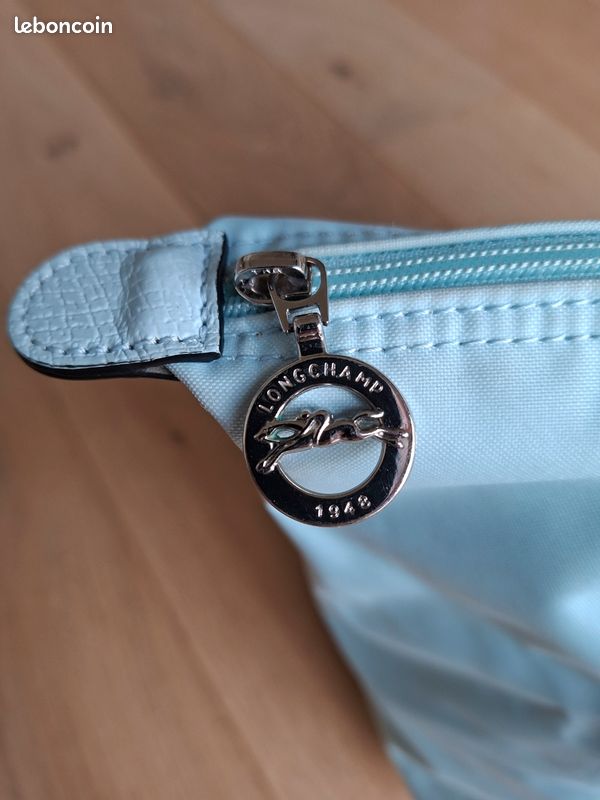 Sac cabas pliable Longchamp Bleu (image 5)