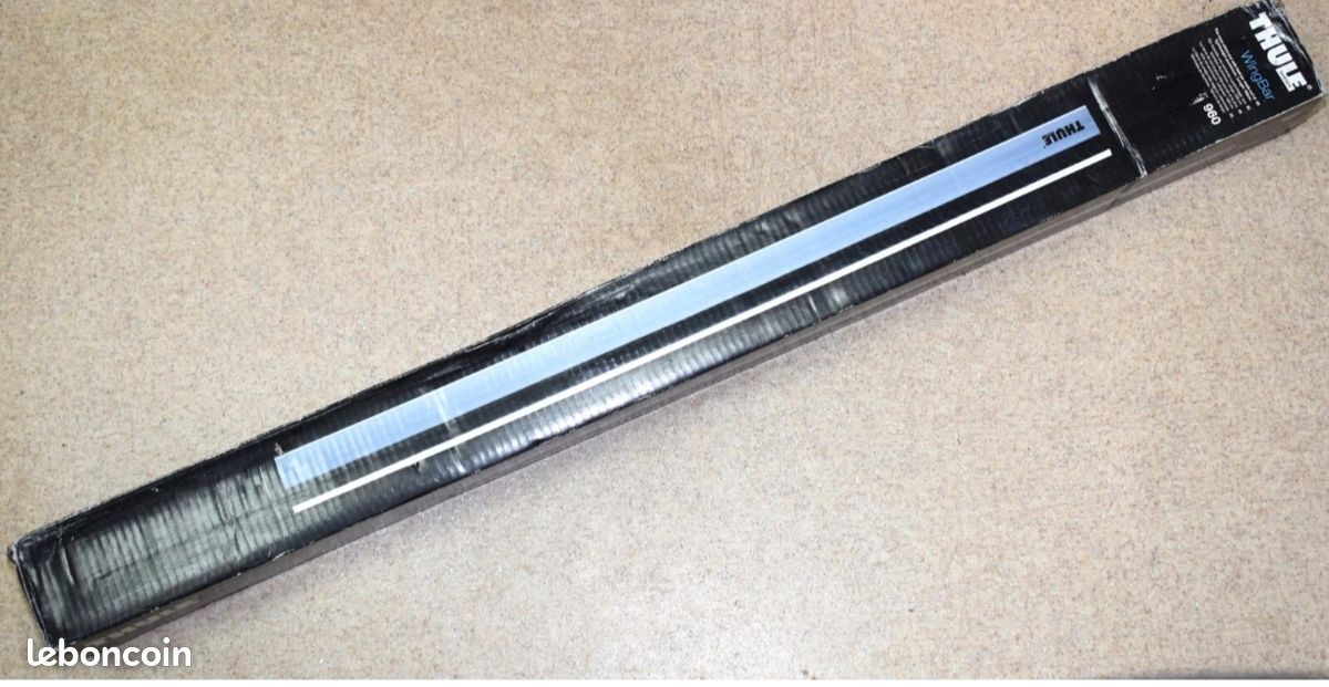 2 barres de toit THULE WingBar 960 aluminium 108cm réf.960100 neuf 