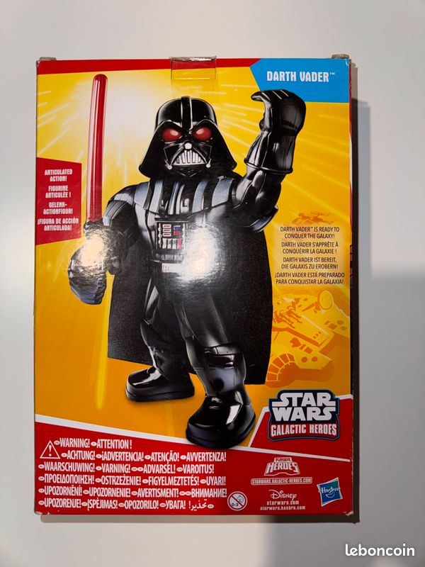 Figurine Articulée Star Wars Mega Mighties Dark Vador Hasbro Galatic Heroes (image 2)