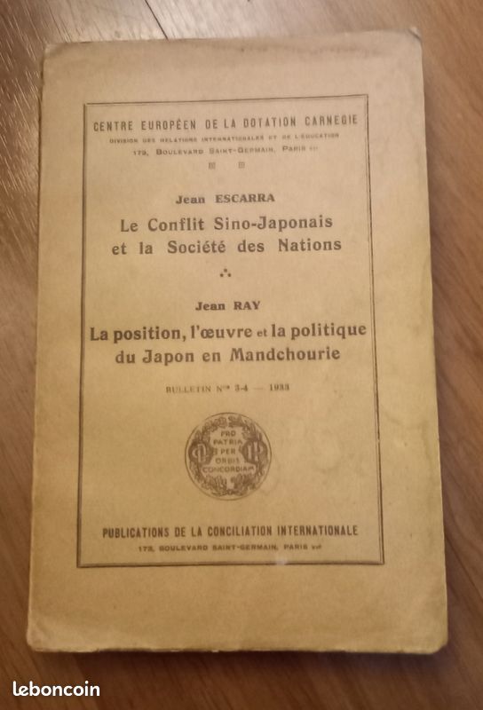 1933 conflit Sino-Japonais (image 1)