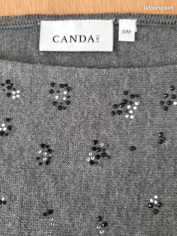 Poncho gris, taille S/M, marque C&A. Neuf, jamais porté (image 2)
