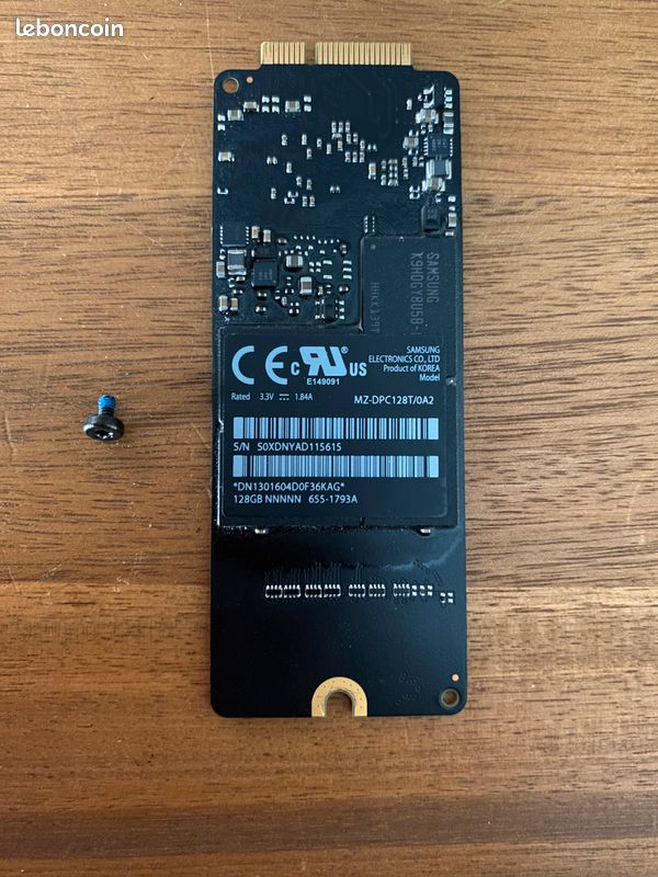 Apple Samsung 128GB SSD MZ-DPC128T/0A2 (image 1)