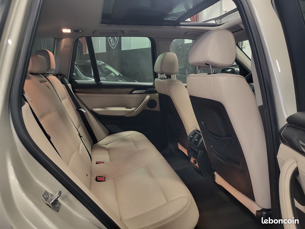BMW X3 35d XDrive Boite Auto 3.0 d 24v DPF 313cv Luxe (Cuir - GPS - Caméra - Toit Ouvrant - Toit Pano) (image 7)