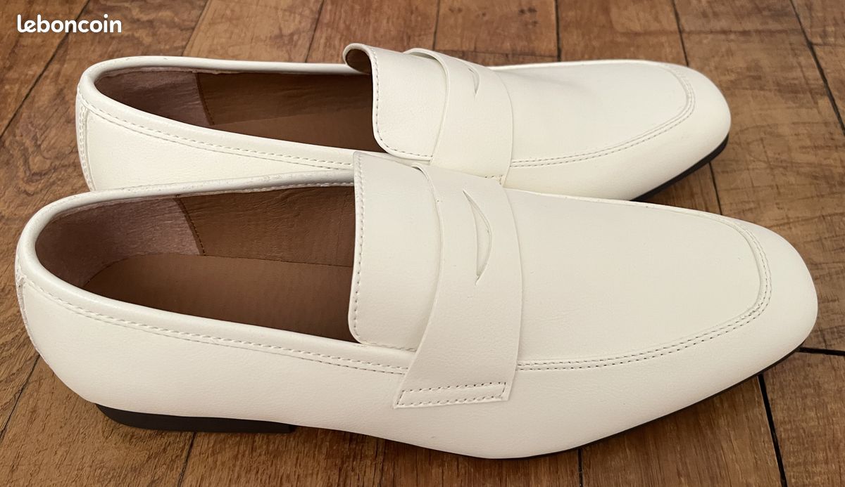 Mocassin blanc pier one blanc taille 43 Neuf Chaussures