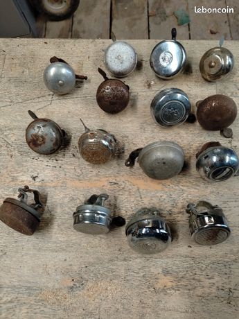 NOS Sonnette Timbre vélo ancien DBP SAINT CHRISTOPHE 1970 old bike Bell 5,5 eB