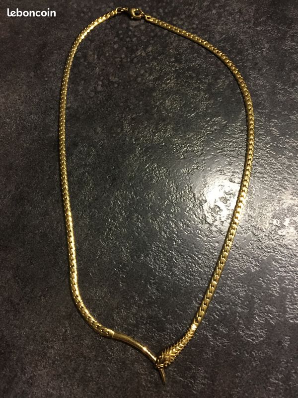 Collier en plaqué or (image 1)