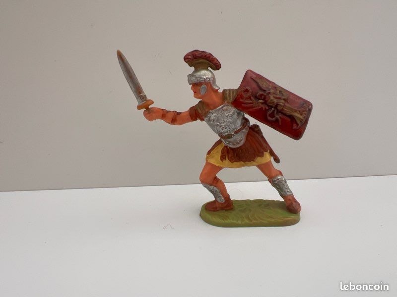 Figurine Elastolin Guerrier Ottoman 7cm - Allemagne 1980 - Ancienne Collection