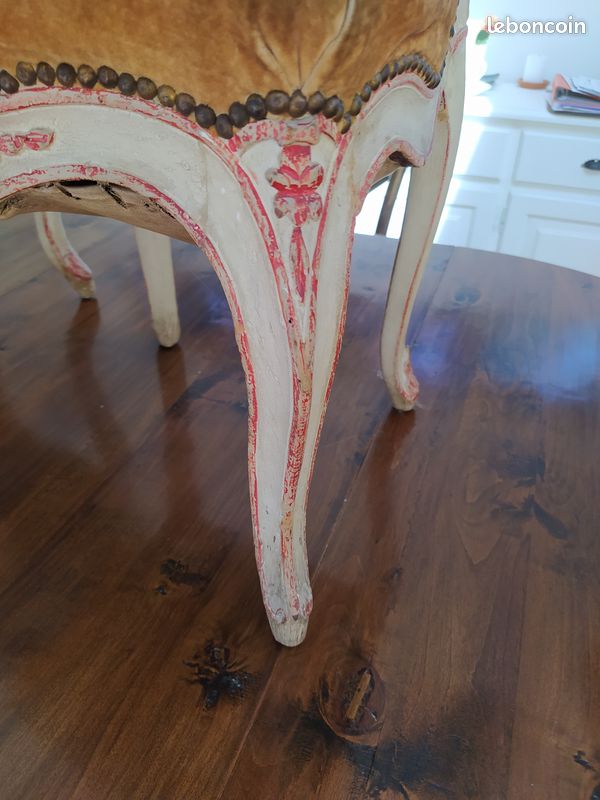 Paire de chaises époque Louis xv (image 9)