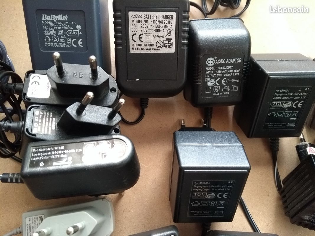 Lot de 14 transformateurs / adaptateurs (image 5)