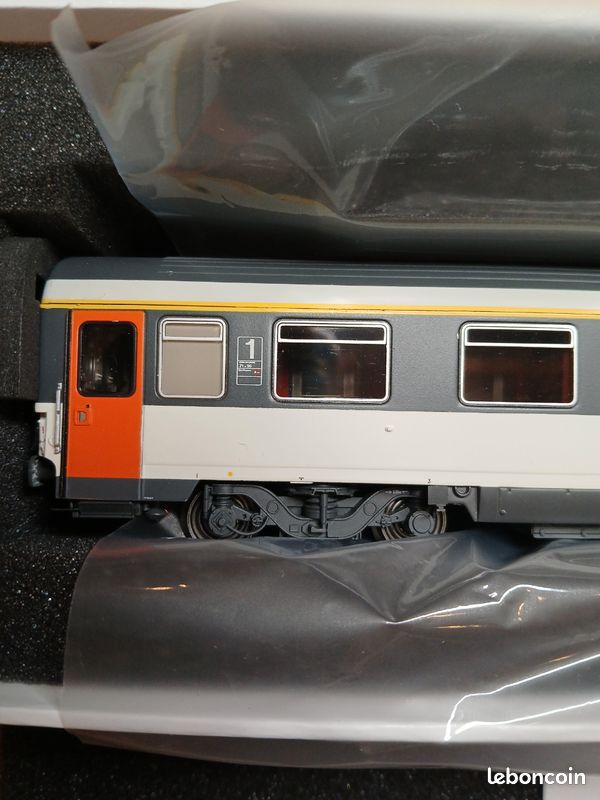 SET 3 VOITURES CORAILS VTU SNCF TER ALSACE, HO, EpV VI, PAR LS MODE