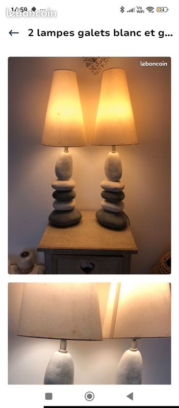 2 lampes galets (image 1)