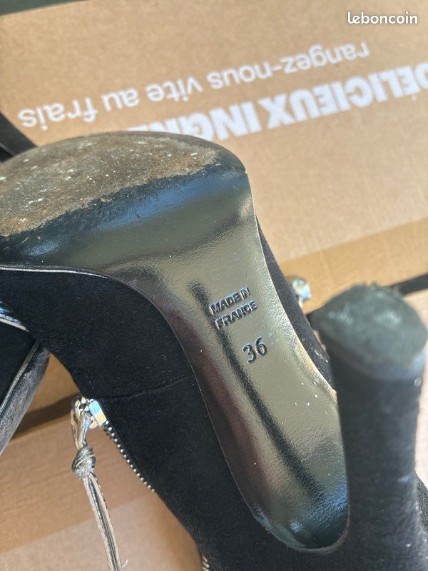 Bottines Charles Jourdan 36 noires (image 5)