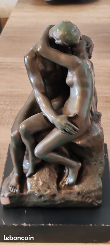 Reproduction de l œuvre de Rodin le baiser (image 2)